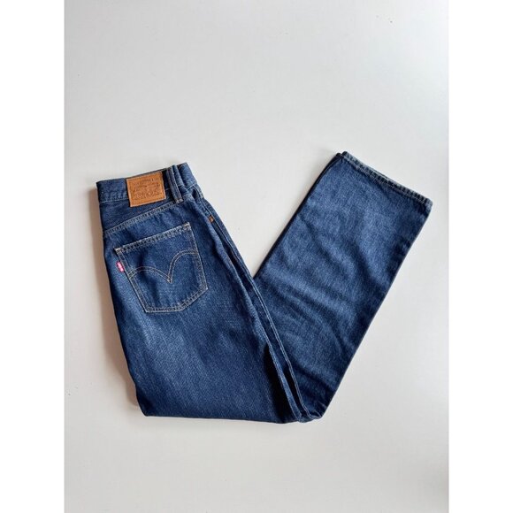 LEVI'S Dad Jean Hello Dark Rinse High Rise Slouchy Straight Leg Jeans, Size 26 - Picture 5 of 16